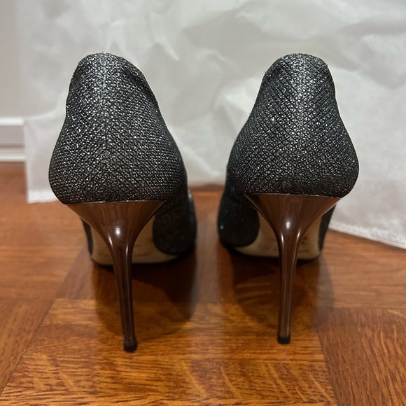 Jimmy Choo silver glitter stiletto - preowned - Picture 7 of 14